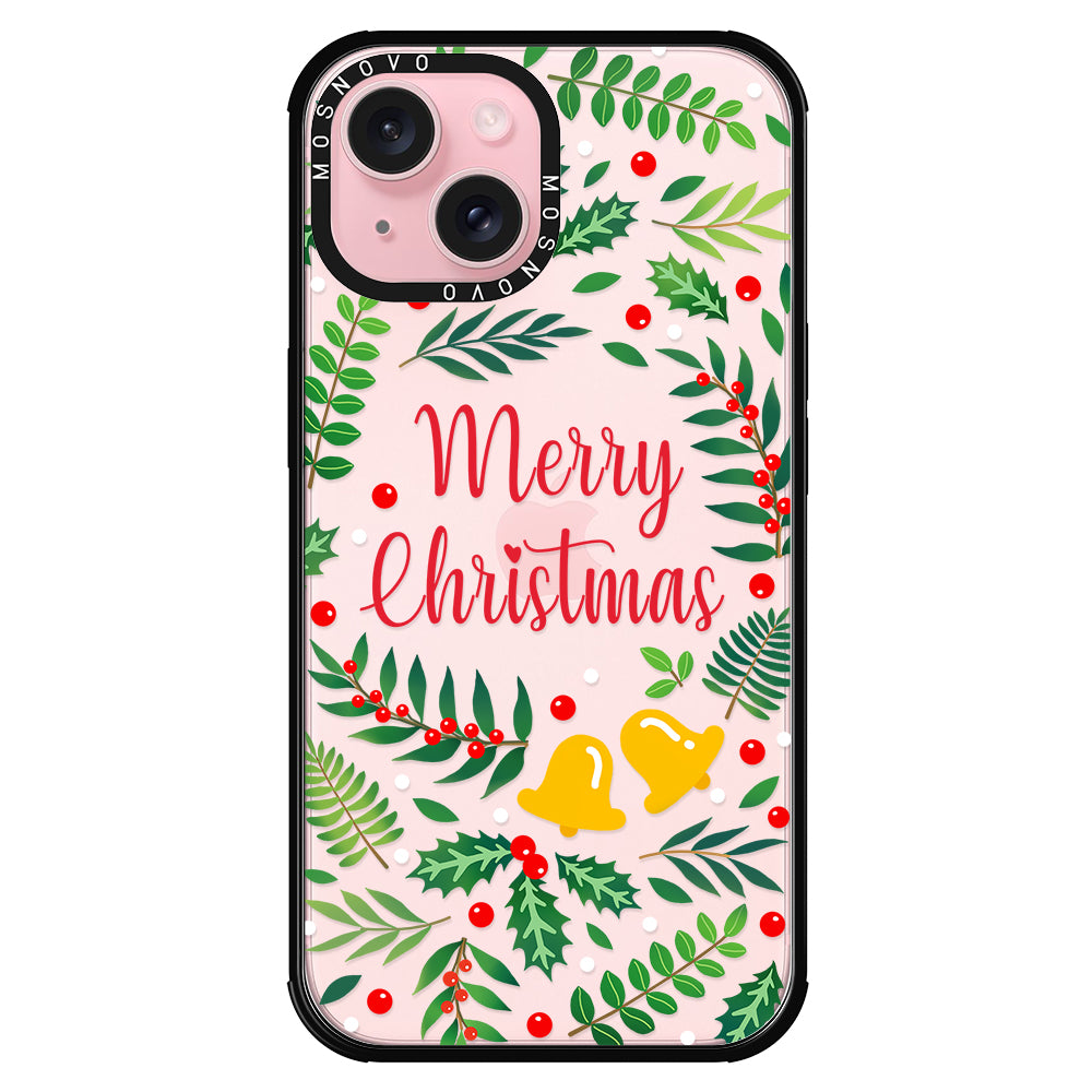 Merry Christmas Phone Case - iPhone 15 Case - MOSNOVO