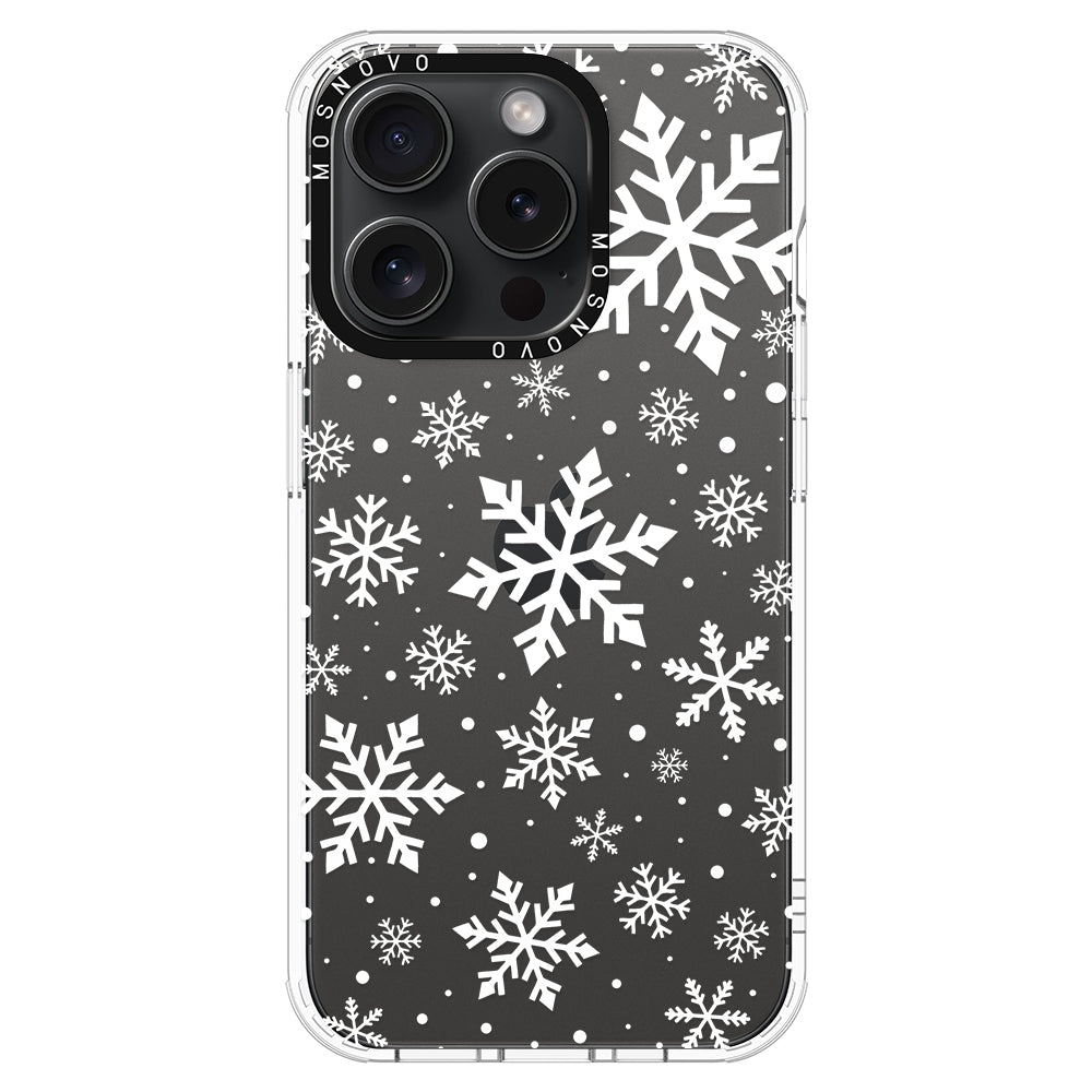 Snowflake Phone Case - iPhone 15 Pro Case - MOSNOVO