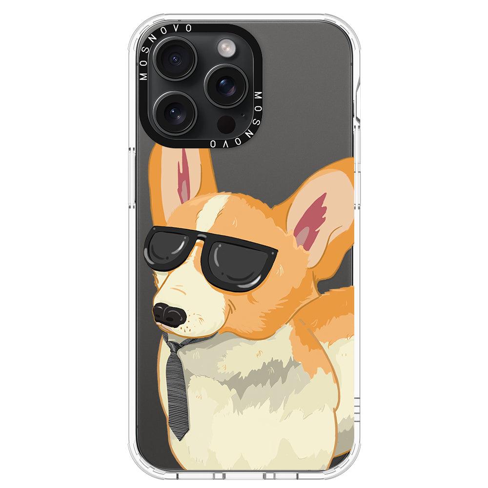 Fluffy Corgi Phone Case - iPhone 15 Pro Max Case - MOSNOVO