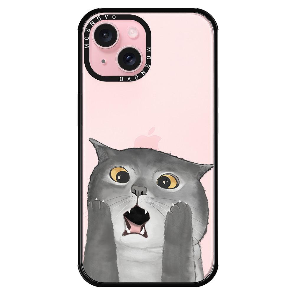 OMG Cat Phone Case - iPhone 15 Case - MOSNOVO