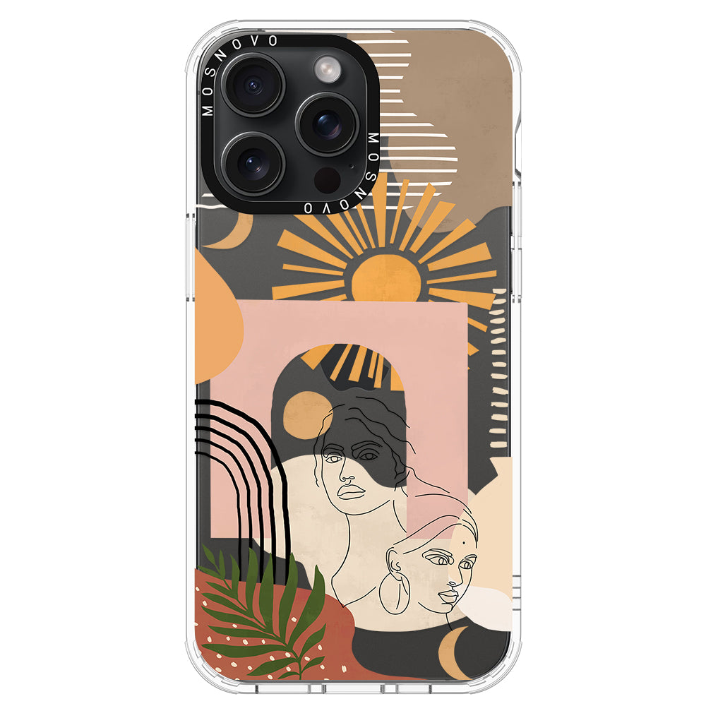 Modern Collage Art Phone Case - iPhone 15 Pro Max Case - MOSNOVO