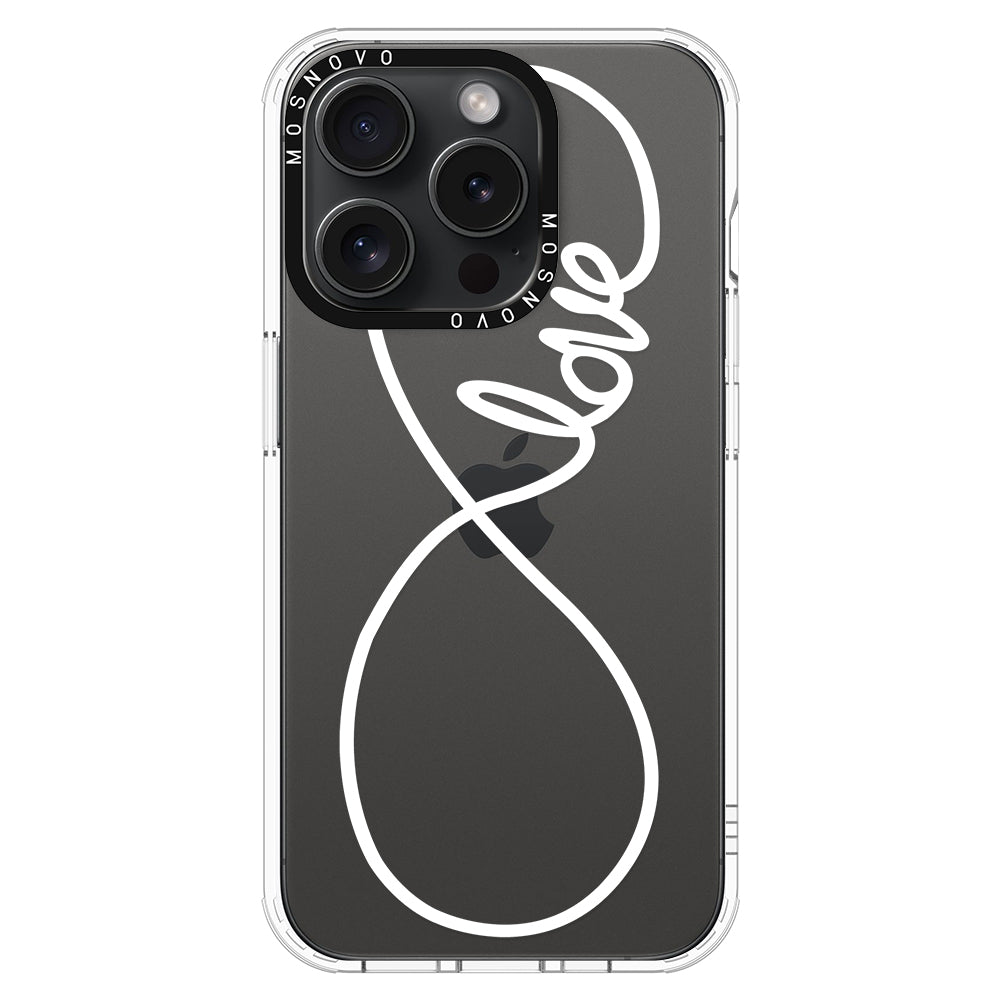 Infinity Love Phone Case - iPhone 15 Pro Case - MOSNOVO