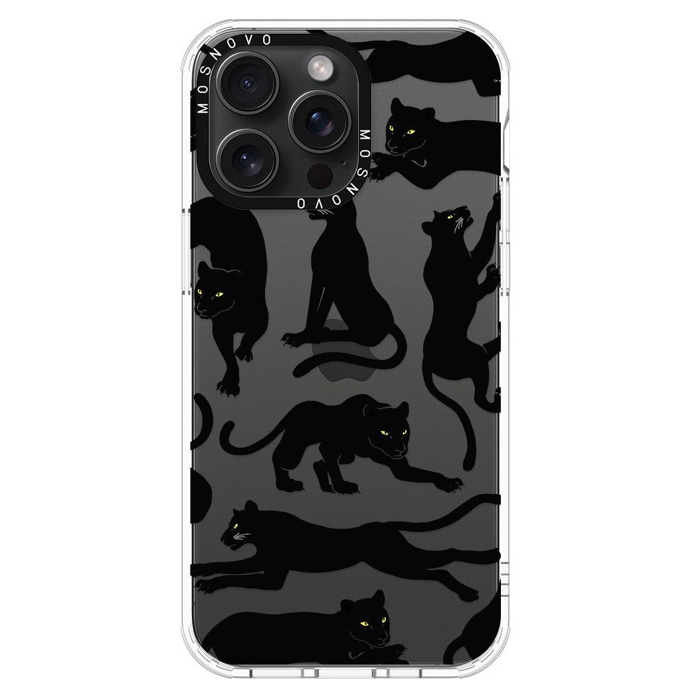 Black Panther Phone Case - iPhone 15 Pro Max Case - MOSNOVO