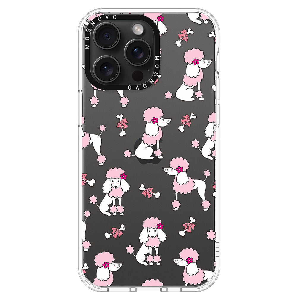 Cute Poodle Phone Case - iPhone 15 Pro Max Case - MOSNOVO