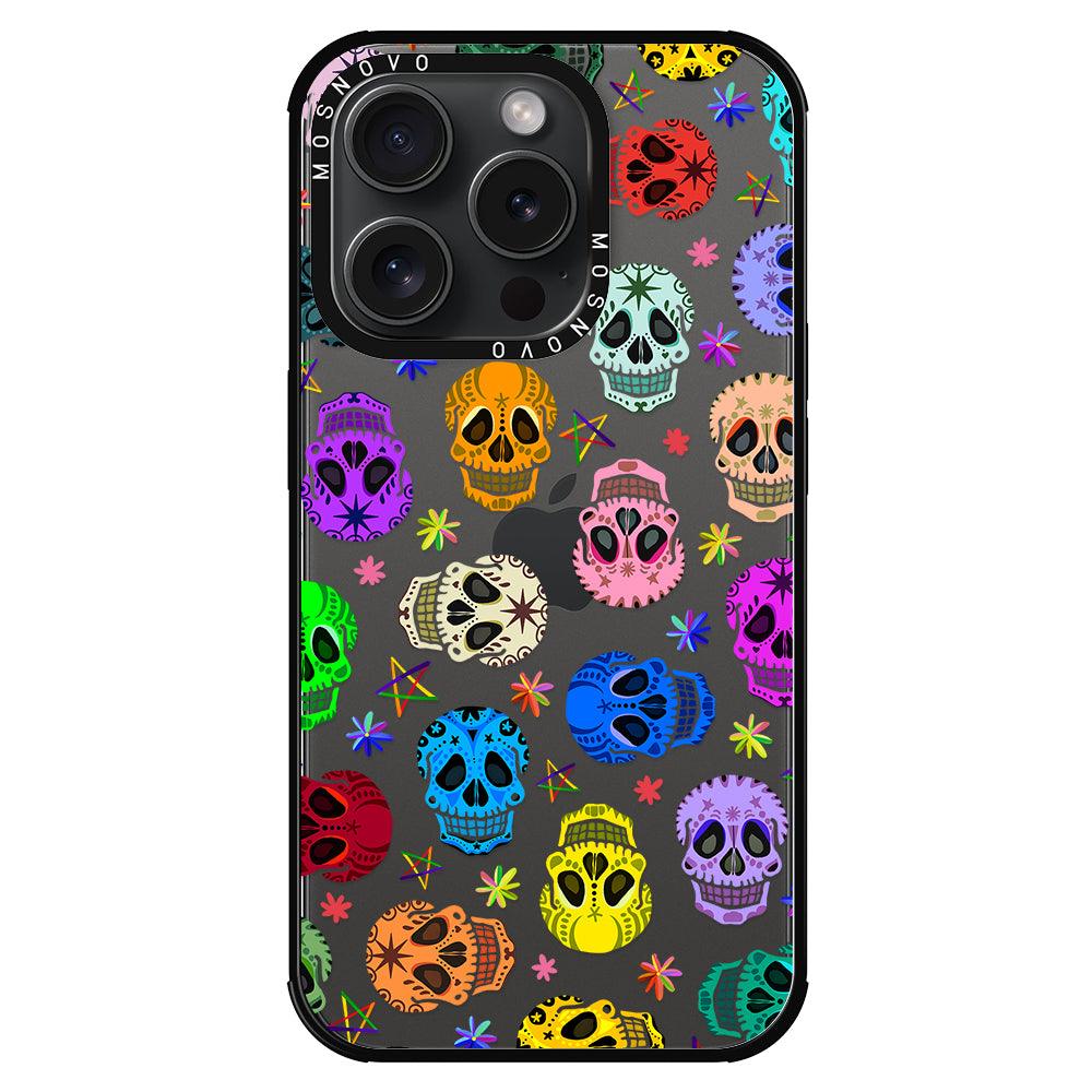 Skull Phone Case - iPhone 15 Pro Case - MOSNOVO