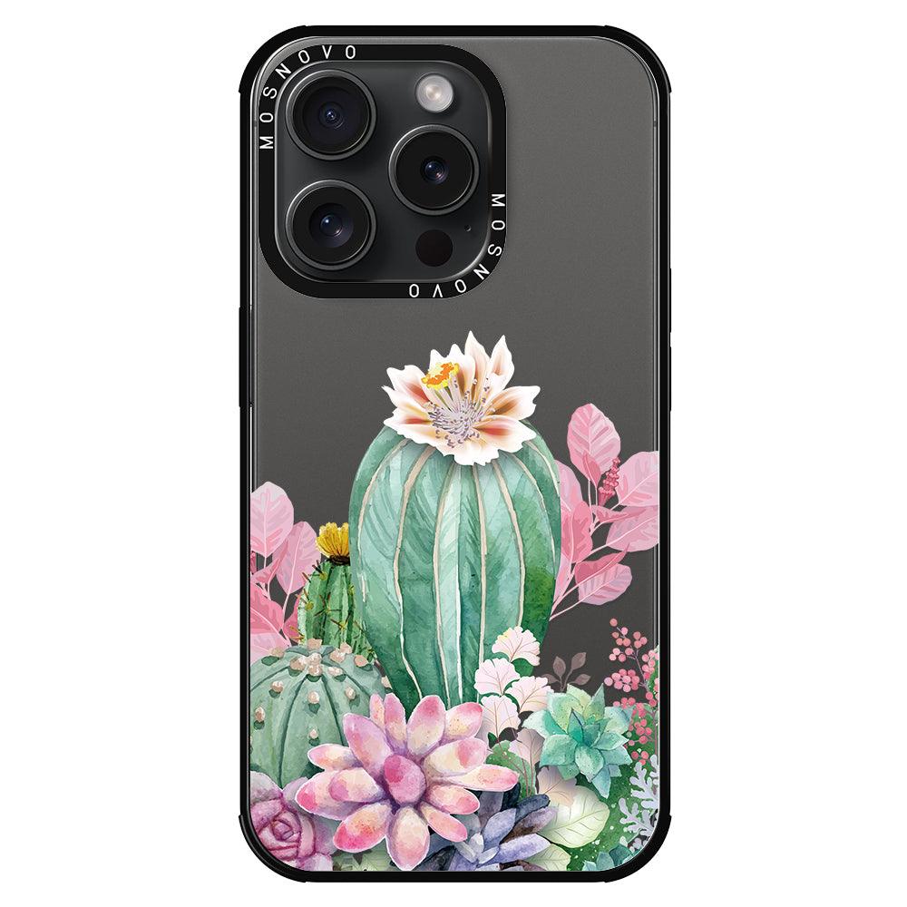 Cactaceae Phone Case - iPhone 15 Pro Case - MOSNOVO