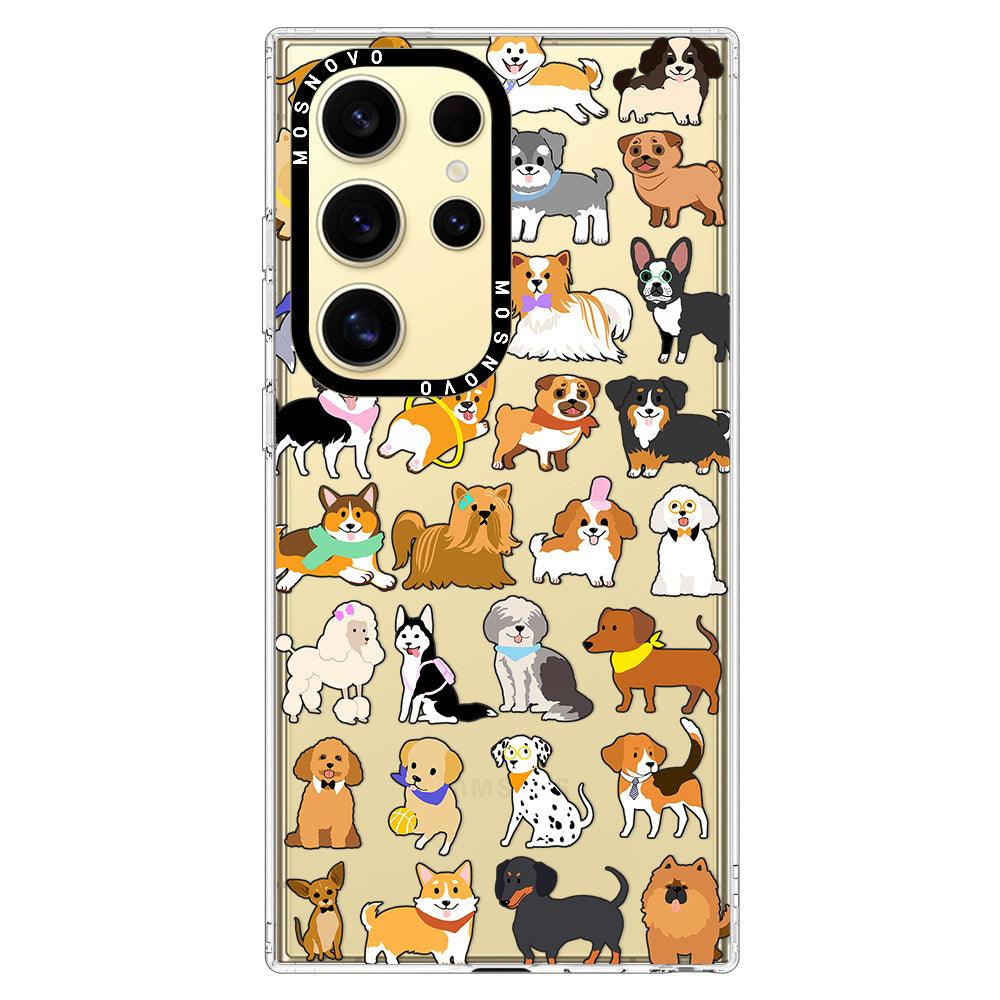 Cute Dogs Phone Case - Samsung Galaxy S24 Ultra Case - MOSNOVO