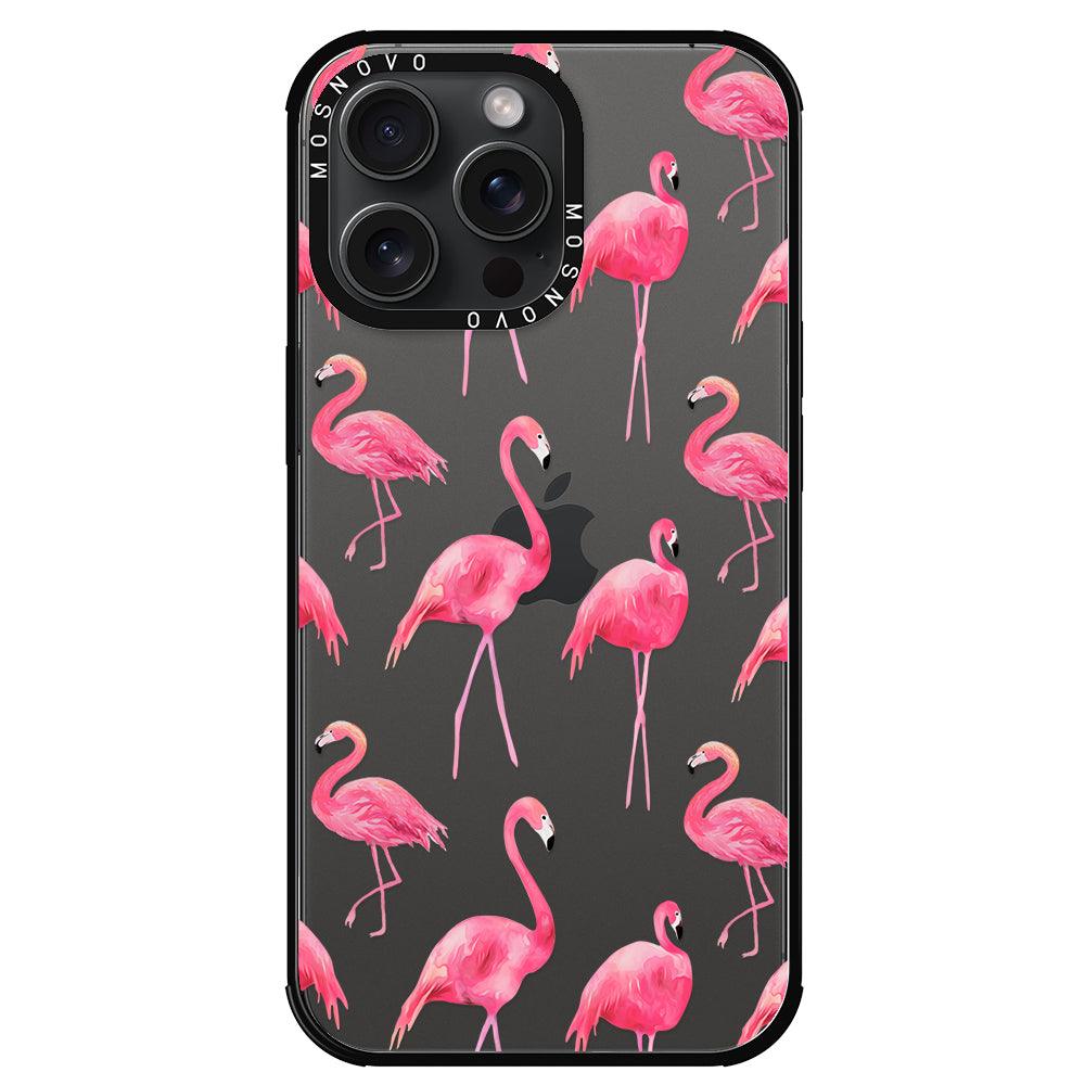 Flamingo Phone Case - iPhone 15 Pro Max Case - MOSNOVO