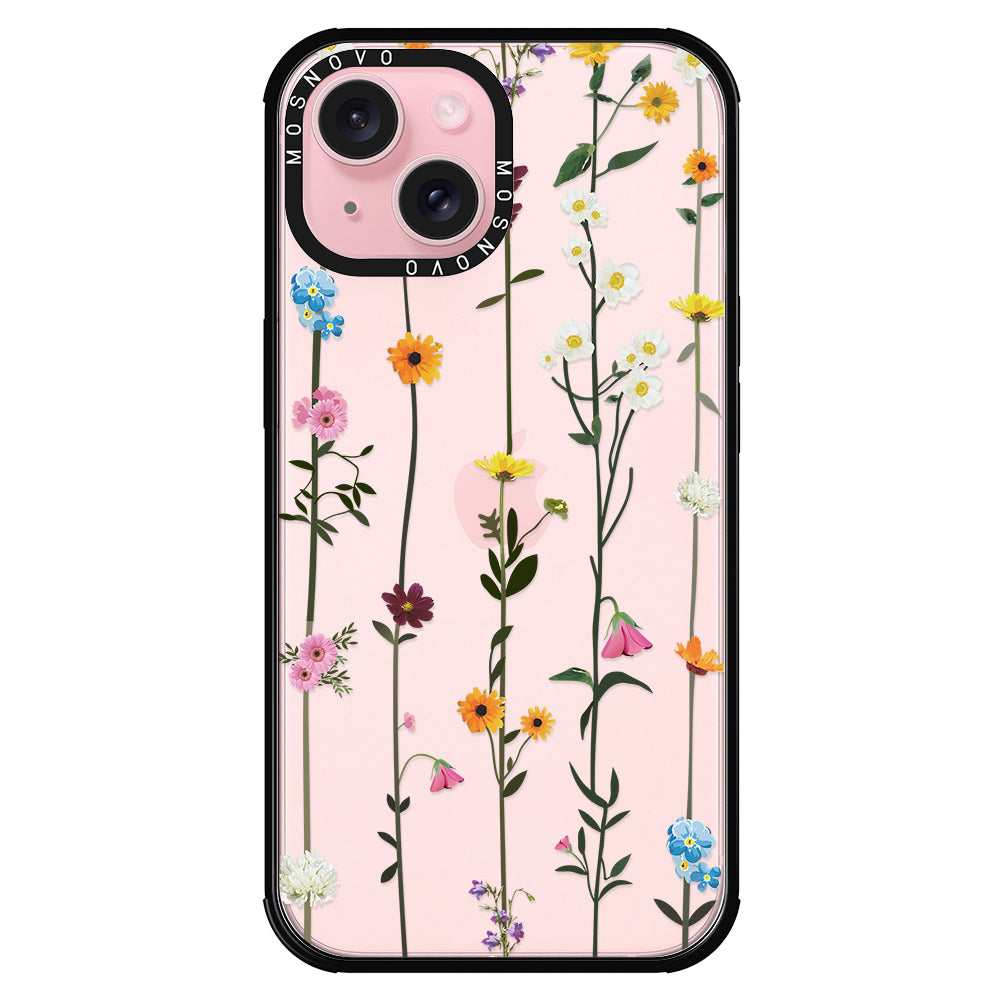 Wildflowers Phone Case - iPhone 15 Plus Case - MOSNOVO