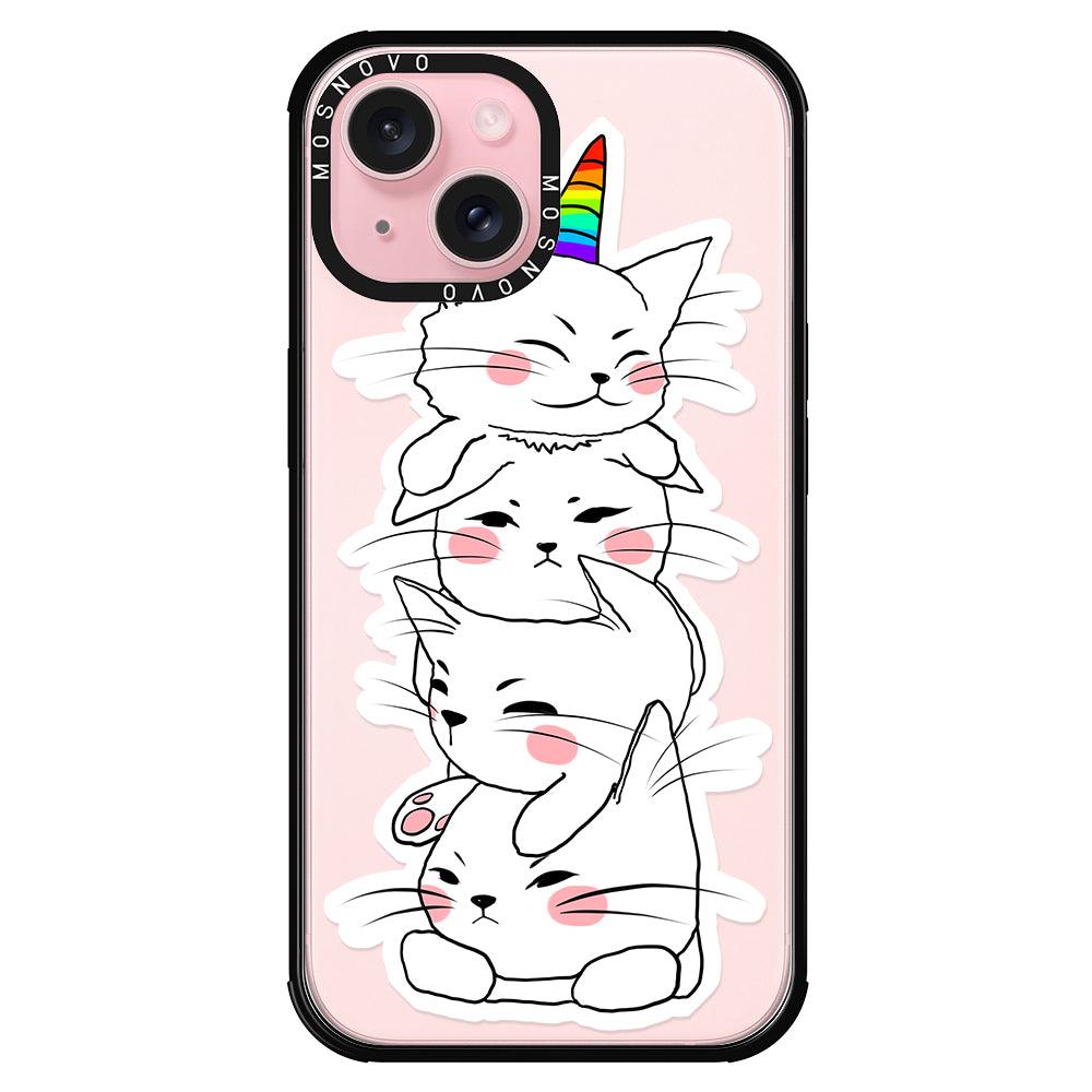 Squishcat Phone Case - iPhone 15 Plus Case - MOSNOVO