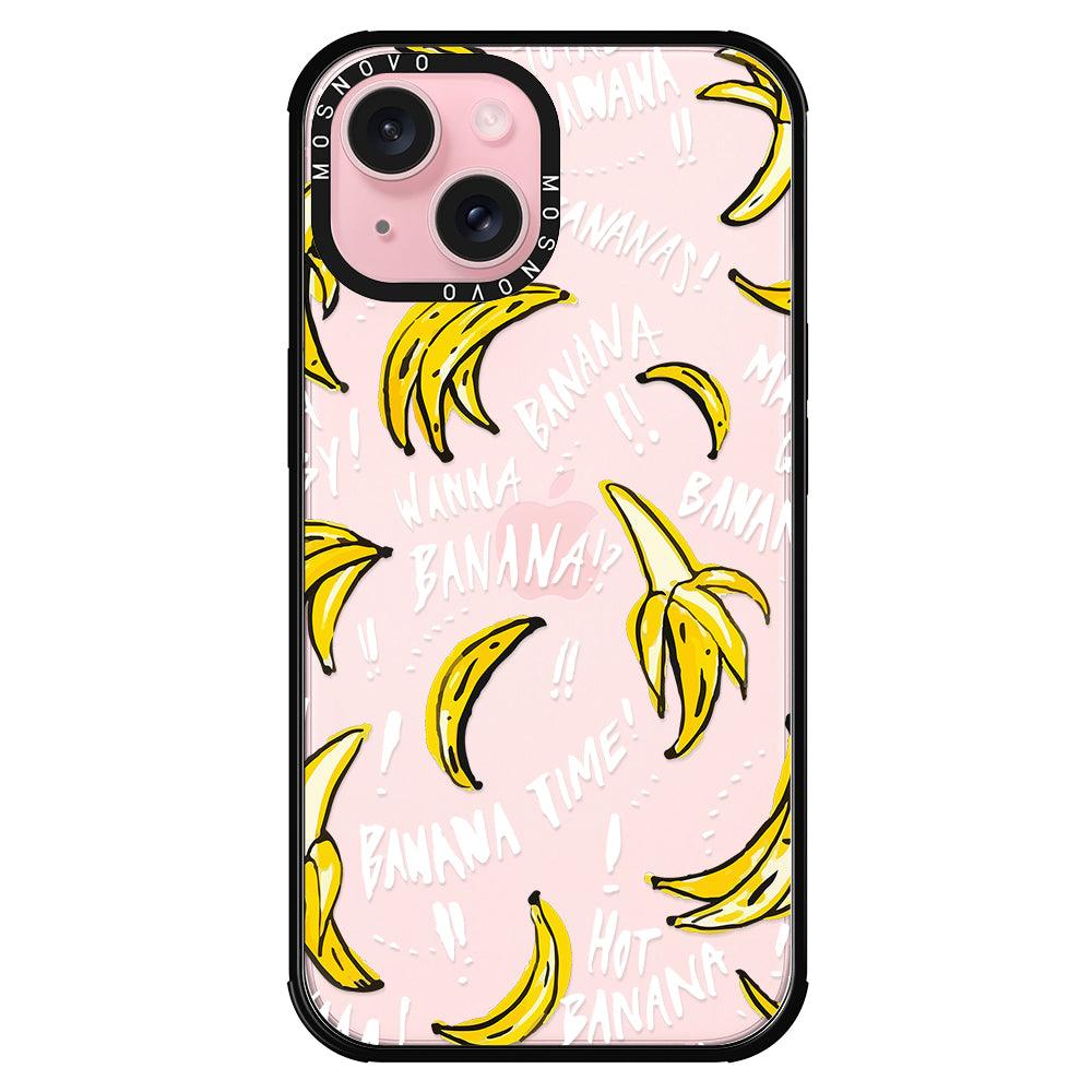 Banana Banana Phone Case - iPhone 15 Plus Case - MOSNOVO