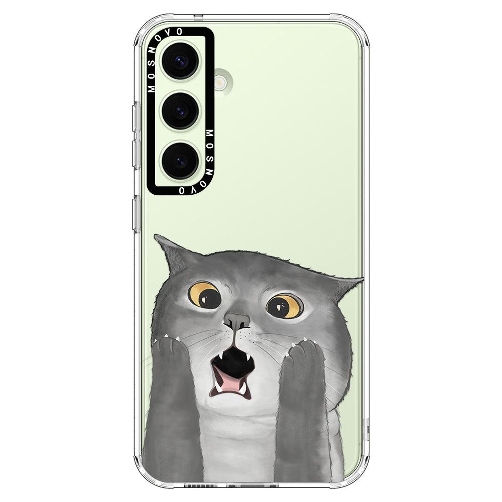 OMG Cat Phone Case - Samsung Galaxy S24 Case - MOSNOVO