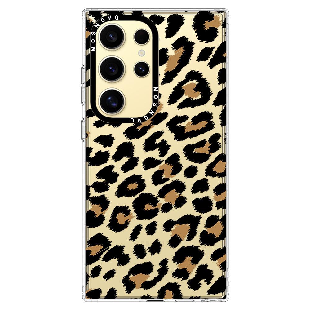 Leopard Print Phone Case - Samsung Galaxy S24 Ultra Case - MOSNOVO