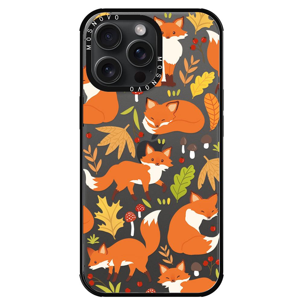 Autumn Fox Phone Case - iPhone 15 Pro Max Case - MOSNOVO