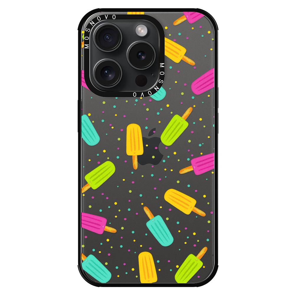 Rainbow Ice Pop Phone Case - iPhone 15 Pro Case - MOSNOVO