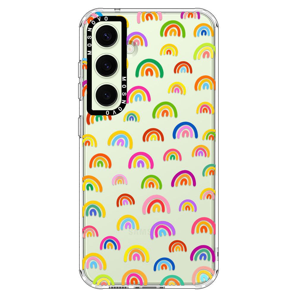 Aesthetic Rainbow Phone Case - Samsung Galaxy S24 Case - MOSNOVO