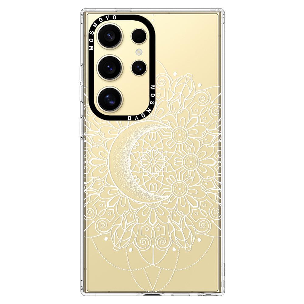 Moon Henna Phone Case - Samsung Galaxy S24 Ultra Case - MOSNOVO