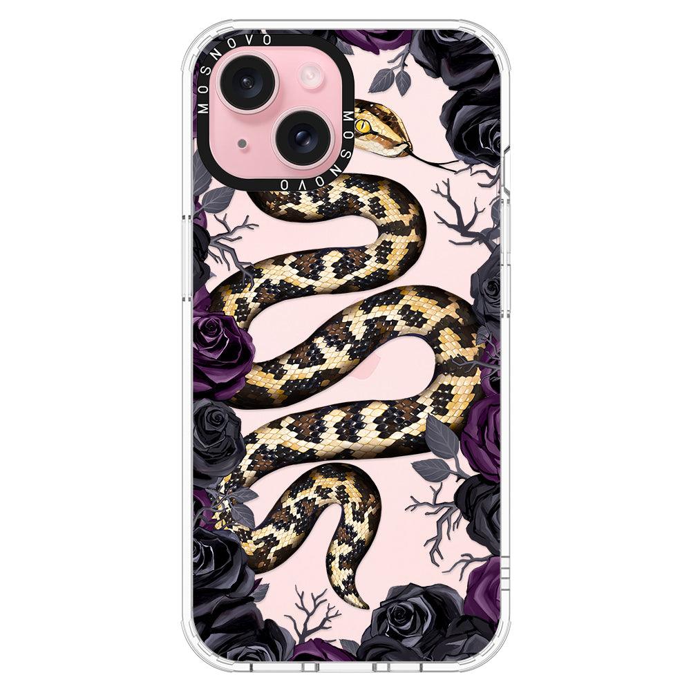 Secret Snake Garden Phone Case - iPhone 15 Case - MOSNOVO