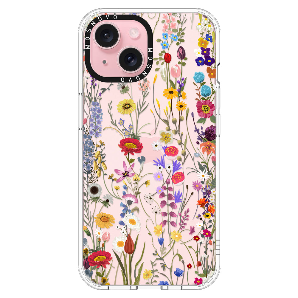 Summer Meadow Phone Case - iPhone 15 Plus Case - MOSNOVO