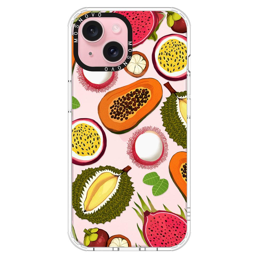 Tropical Fruit Phone Case - iPhone 15 Case - MOSNOVO