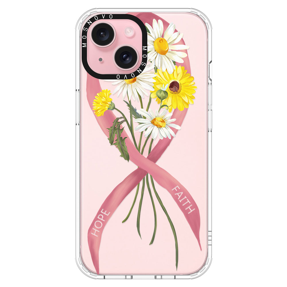 Breast Awareness Phone Case - iPhone 15 Case - MOSNOVO