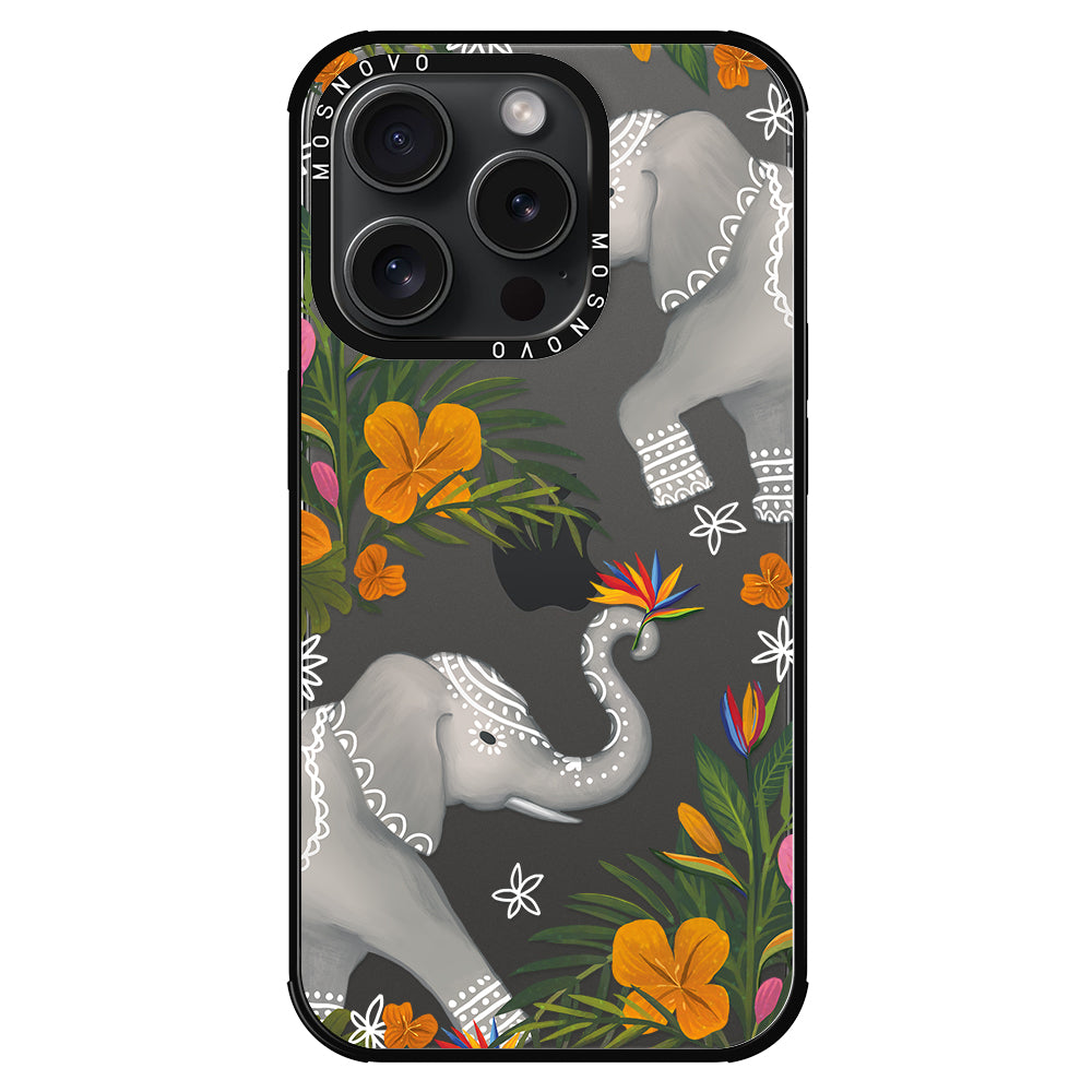 Elephant Phone Case - iPhone 15 Pro Case - MOSNOVO