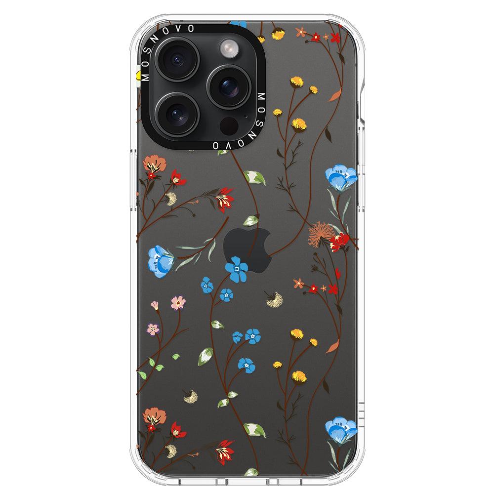 Wildflowers Phone Case - iPhone 15 Pro Max Case - MOSNOVO