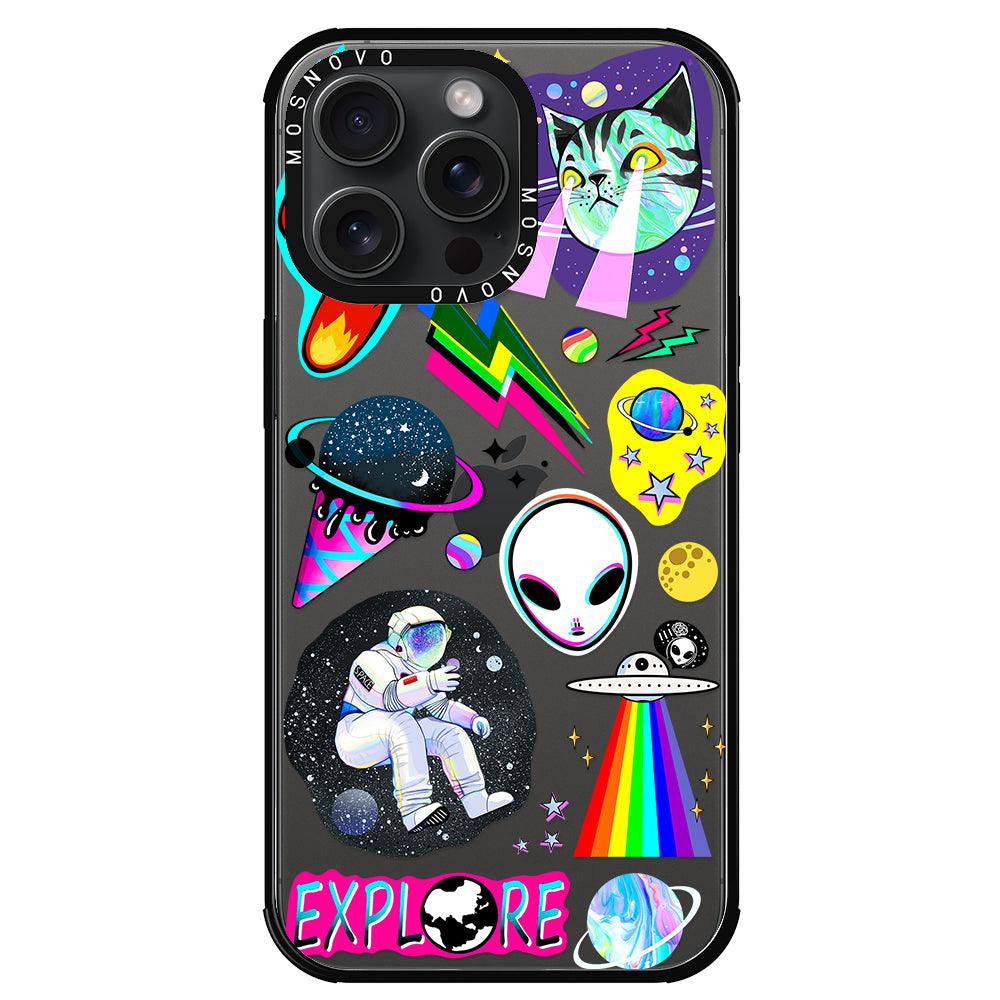 Sci-Fi Stickers Phone Case - iPhone 15 Pro Max Case - MOSNOVO