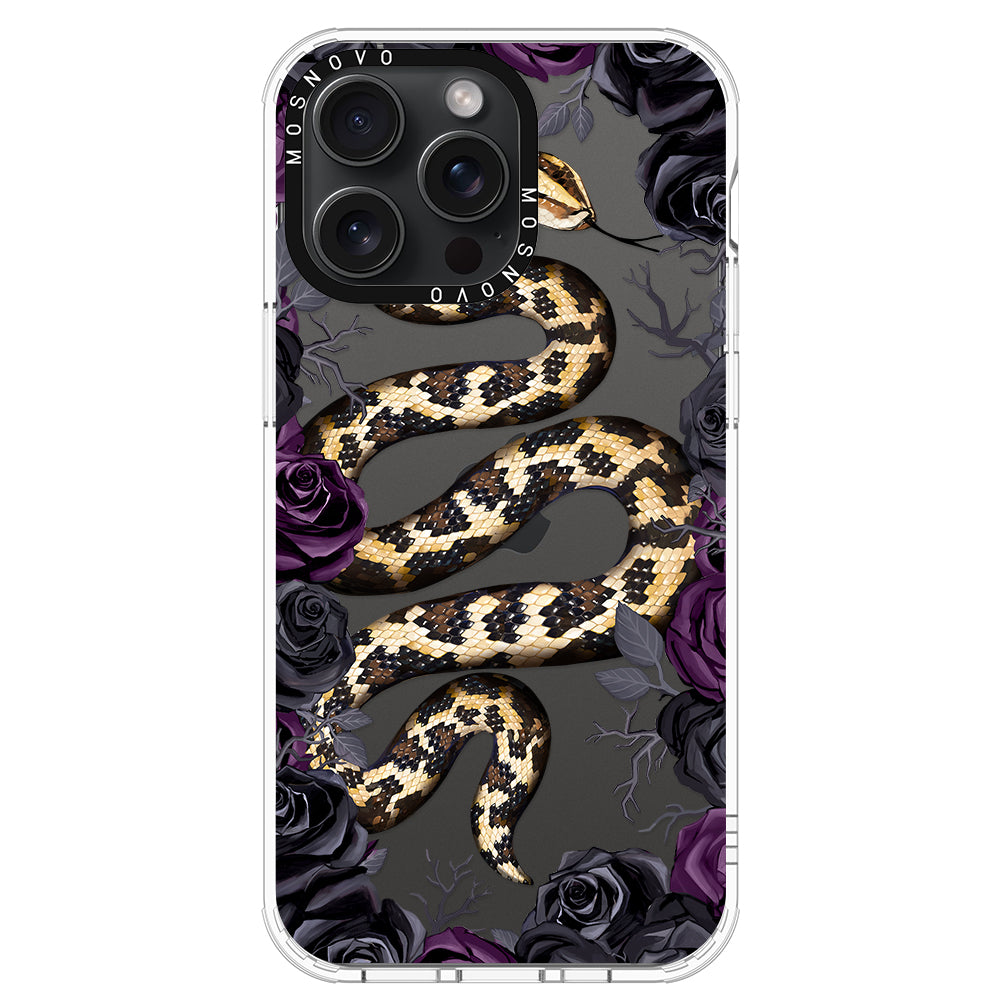 Secret Snake Garden Phone Case - iPhone 15 Pro Max Case - MOSNOVO