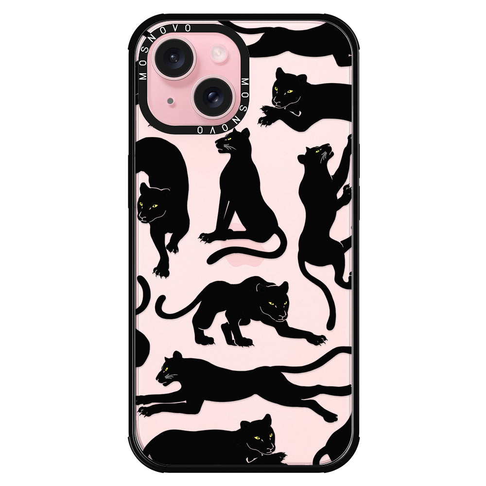 Black Panther Phone Case - iPhone 15 Case Black