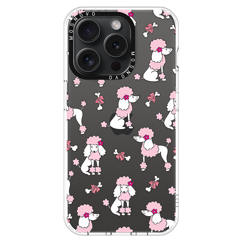 Cute Poodle Phone Case - iPhone 15 Pro Case - MOSNOVO