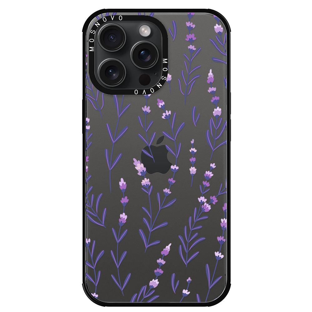 Lavenders Phone Case - iPhone 15 Pro Max Case - MOSNOVO