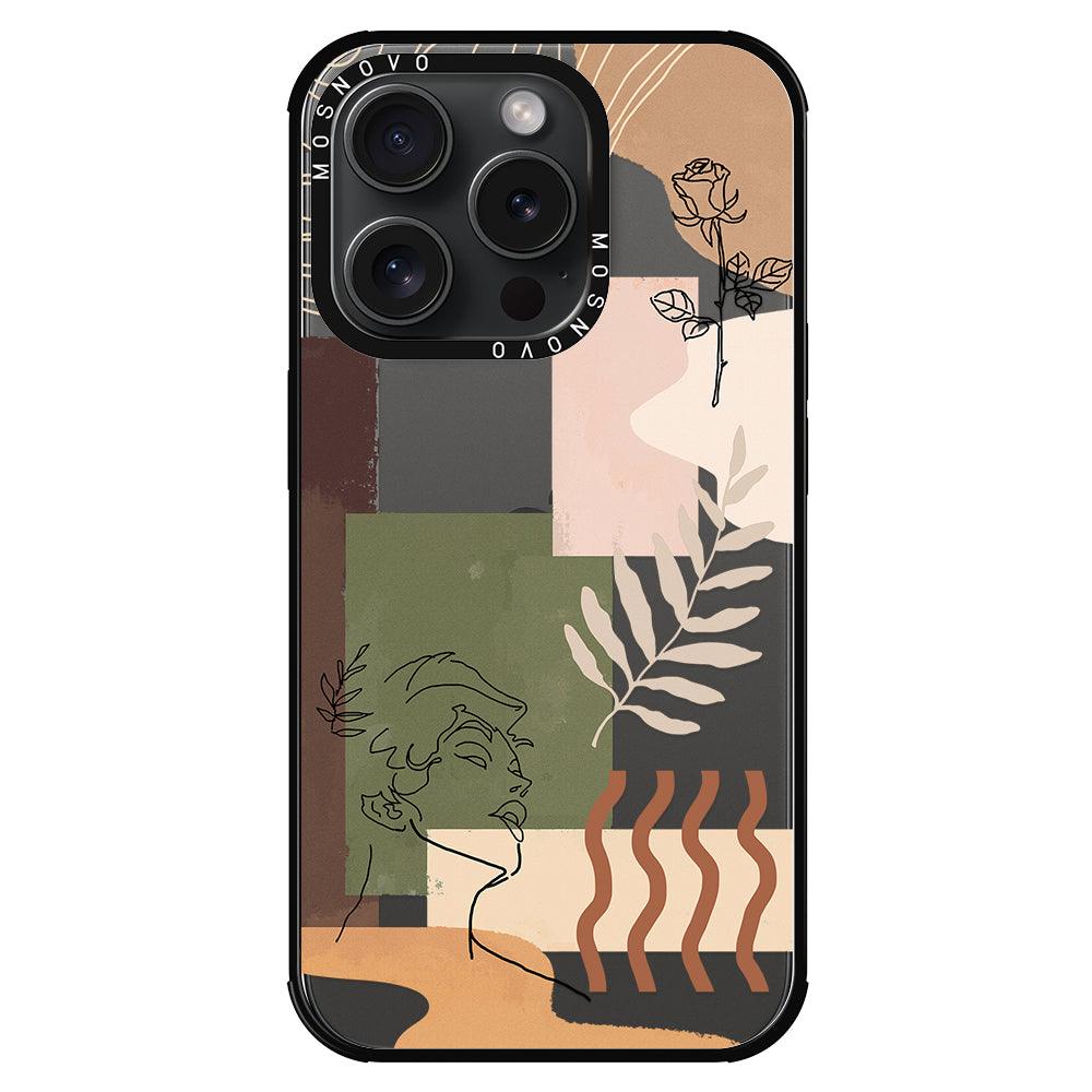 Modern Art Phone Case - iPhone 15 Pro Case - MOSNOVO