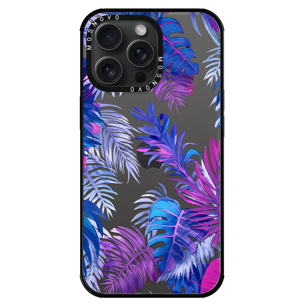 Fancy Palm Leaves Phone Case - iPhone 15 Pro Max Case - MOSNOVO