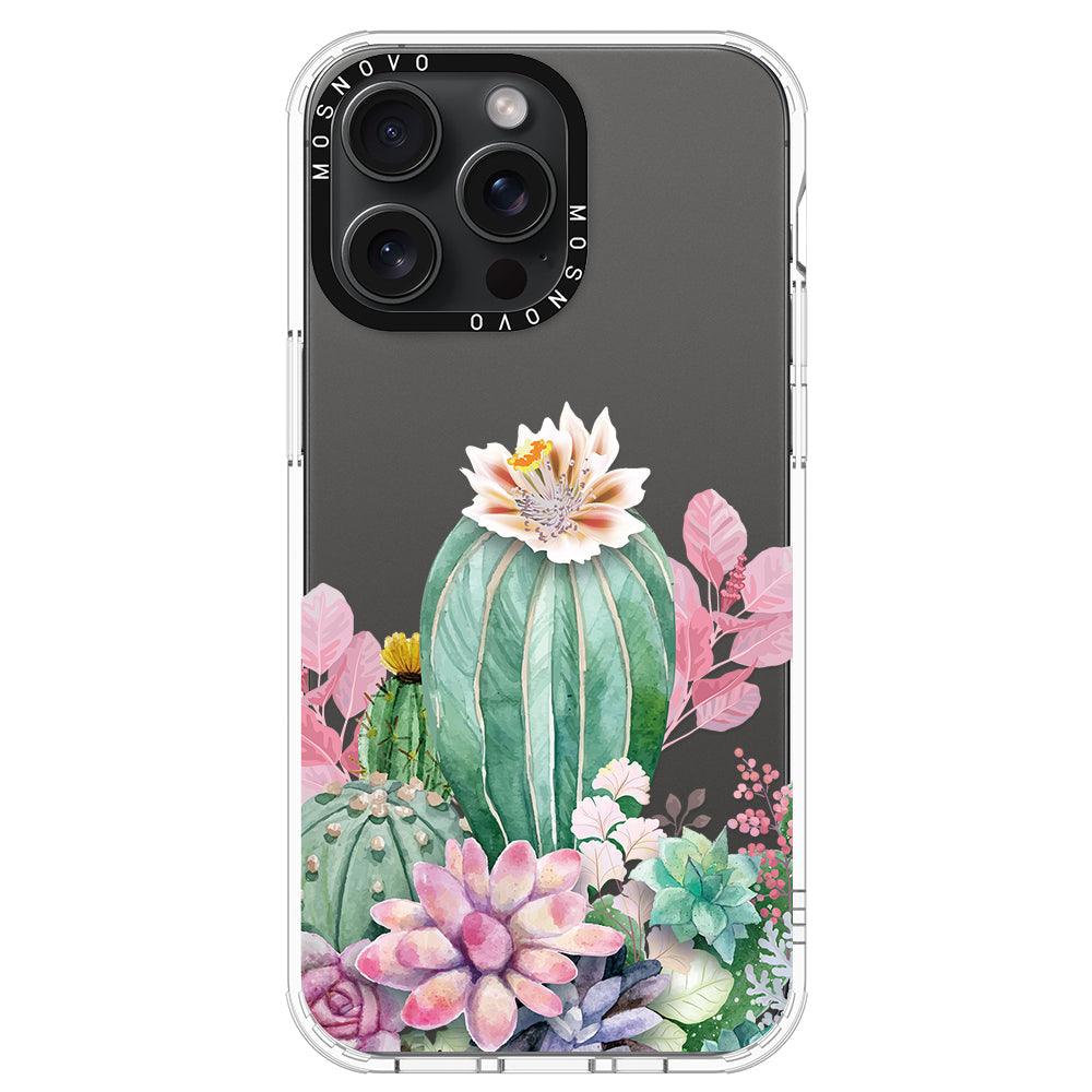 Cactaceae Phone Case - iPhone 15 Pro Max Case - MOSNOVO