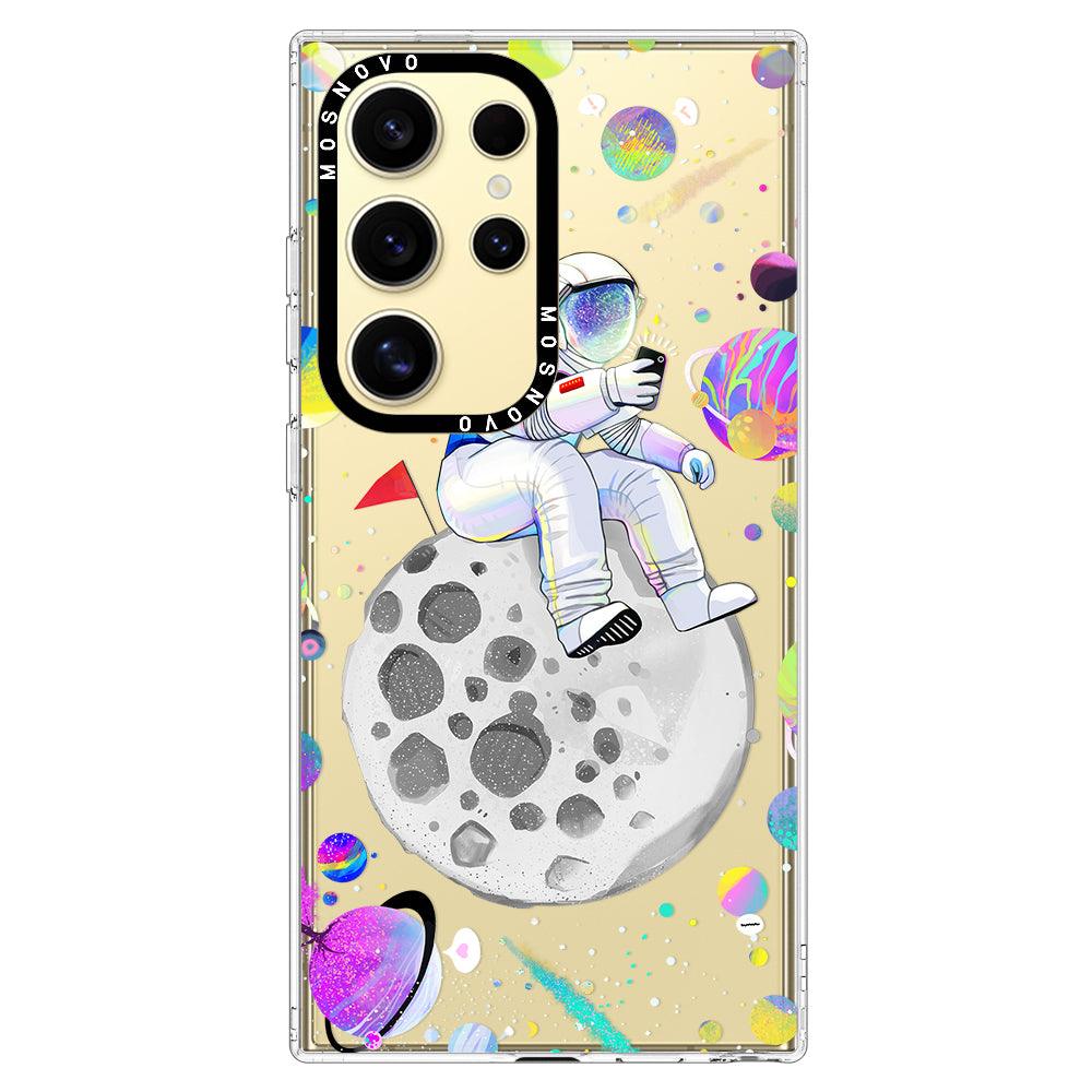 Astronaut Selfie Phone Case - Samsung Galaxy S24 Ultra Case - MOSNOVO