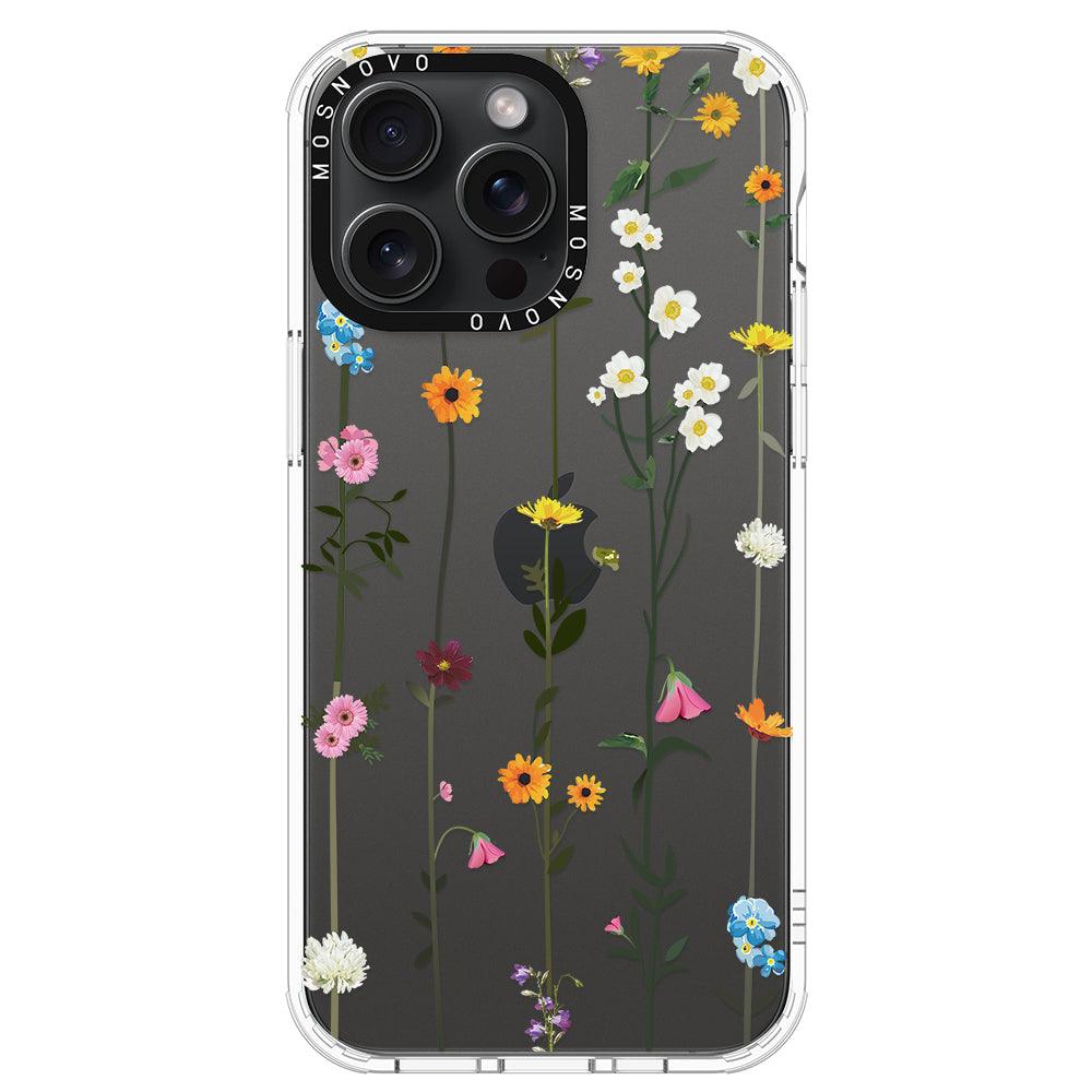 Wildflowers Phone Case - iPhone 15 Pro Max Case - MOSNOVO