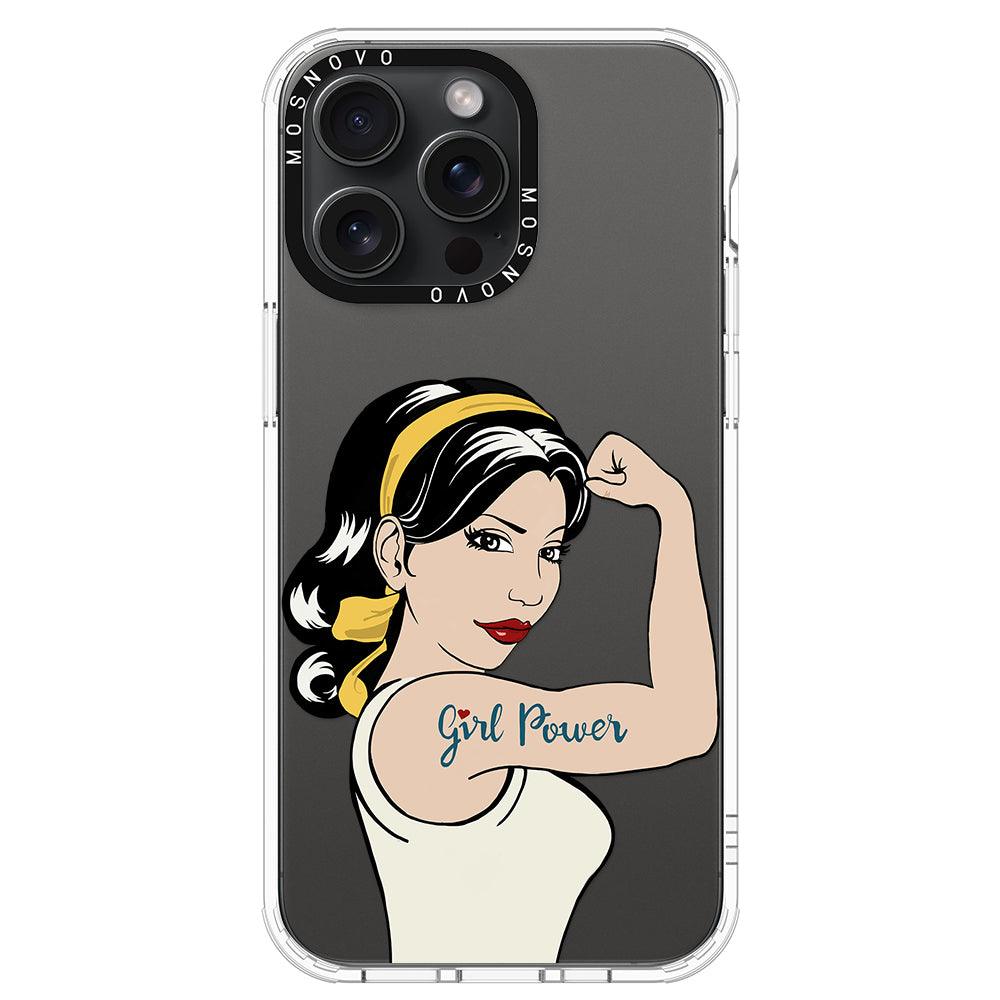 Girl Power Phone Case - iPhone 15 Pro Max Case - MOSNOVO