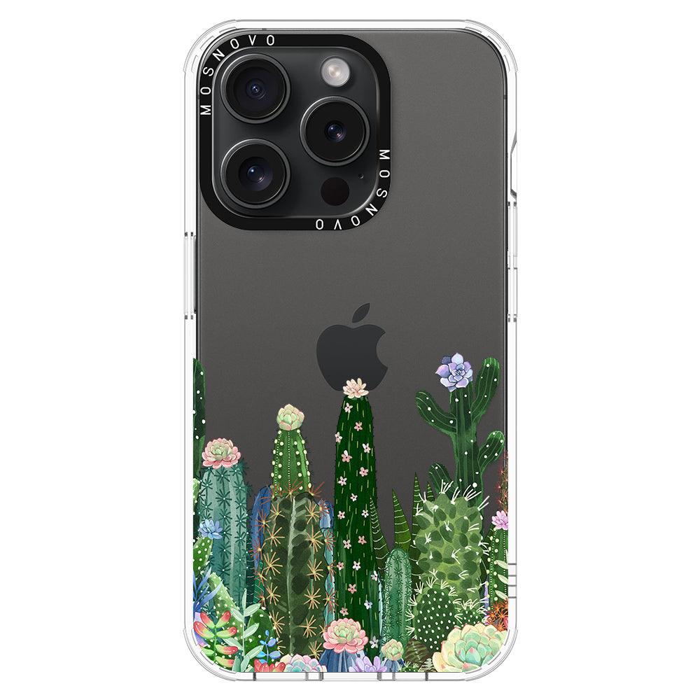 Desert Cactus Phone Case - iPhone 15 Pro Case - MOSNOVO