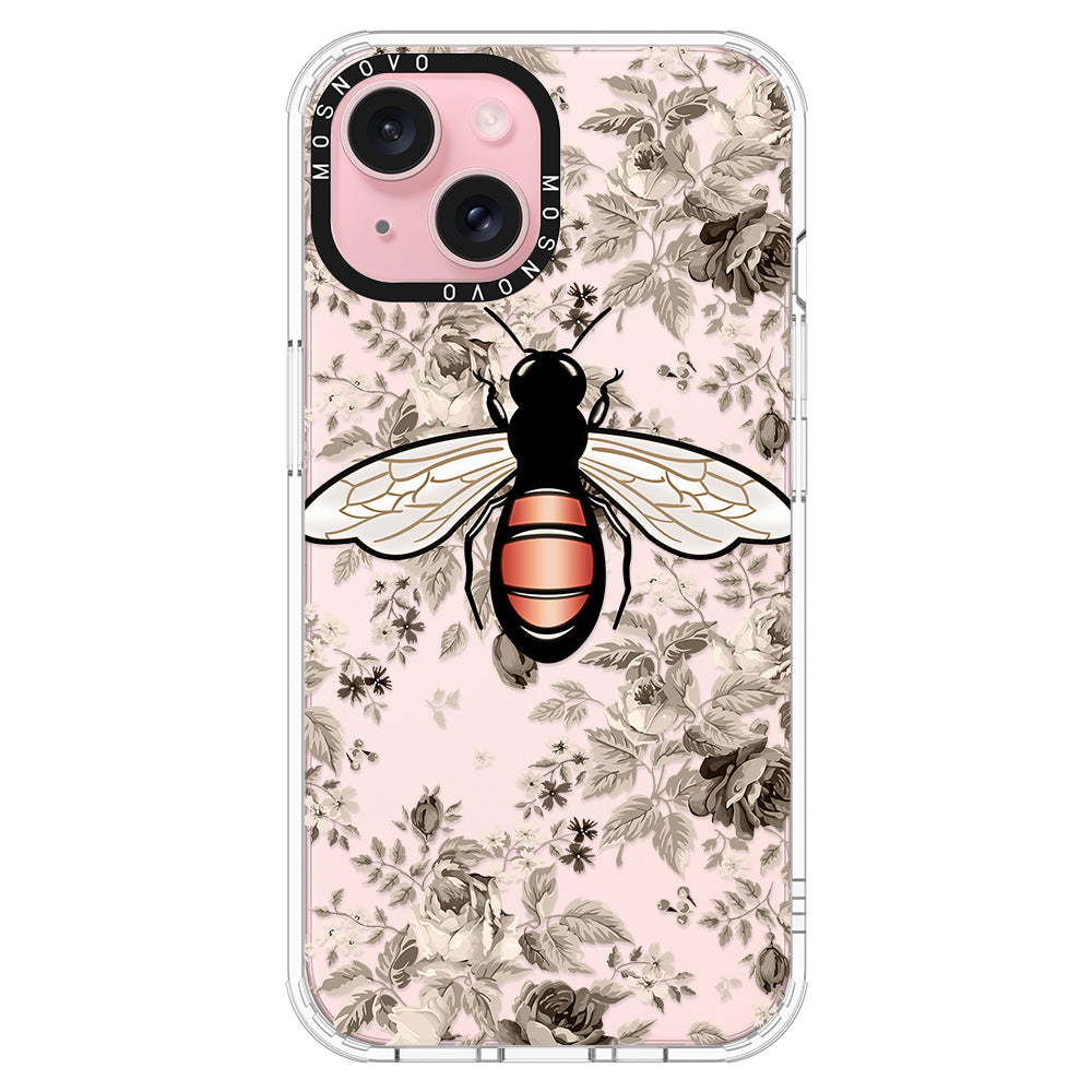 Vintage Bee Phone Case - iPhone 15 Case - MOSNOVO