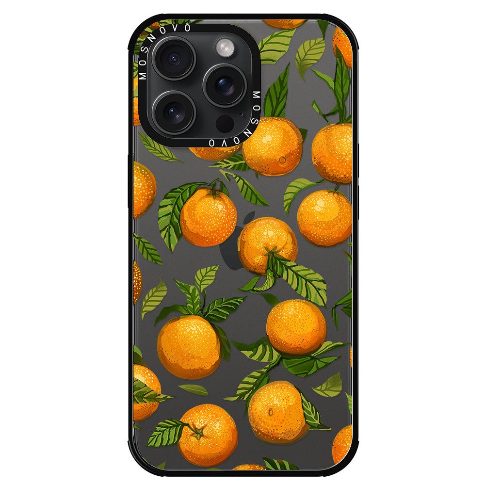 Tangerine Phone Case - iPhone 15 Pro Max Case - MOSNOVO