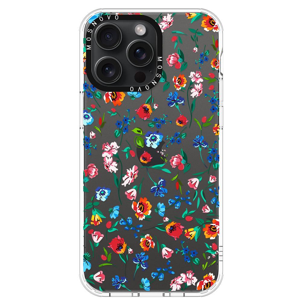 Little Wild Flower Phone Case - iPhone 15 Pro Max Case - MOSNOVO