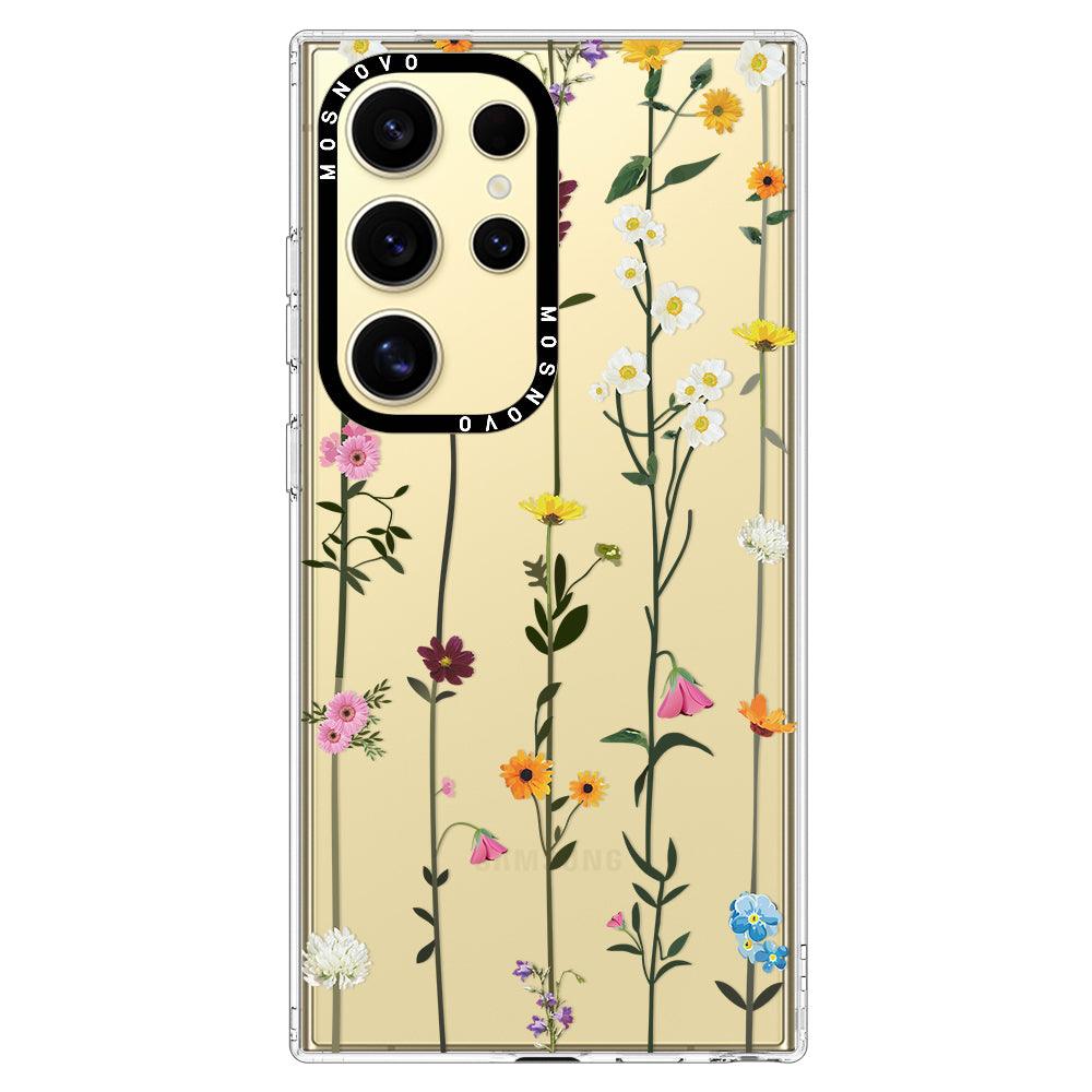 Wild Flowers Floral Phone Case - Samsung Galaxy S24 Ultra Case - MOSNOVO