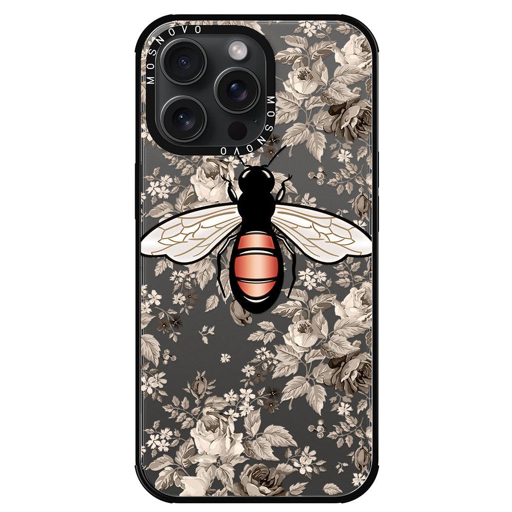 Vintage Bee Phone Case - iPhone 15 Pro Max Case - MOSNOVO