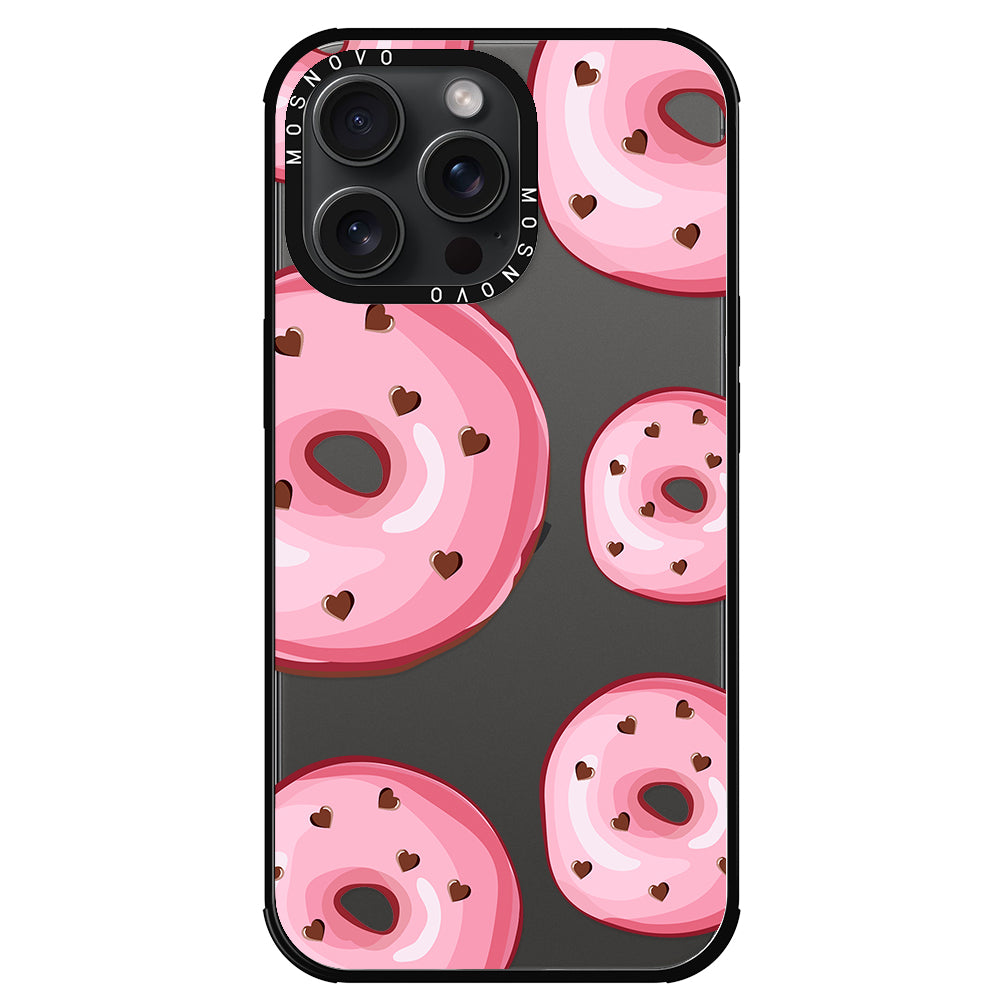 Pink Donuts Phone Case - iPhone 15 Pro Max Case - MOSNOVO