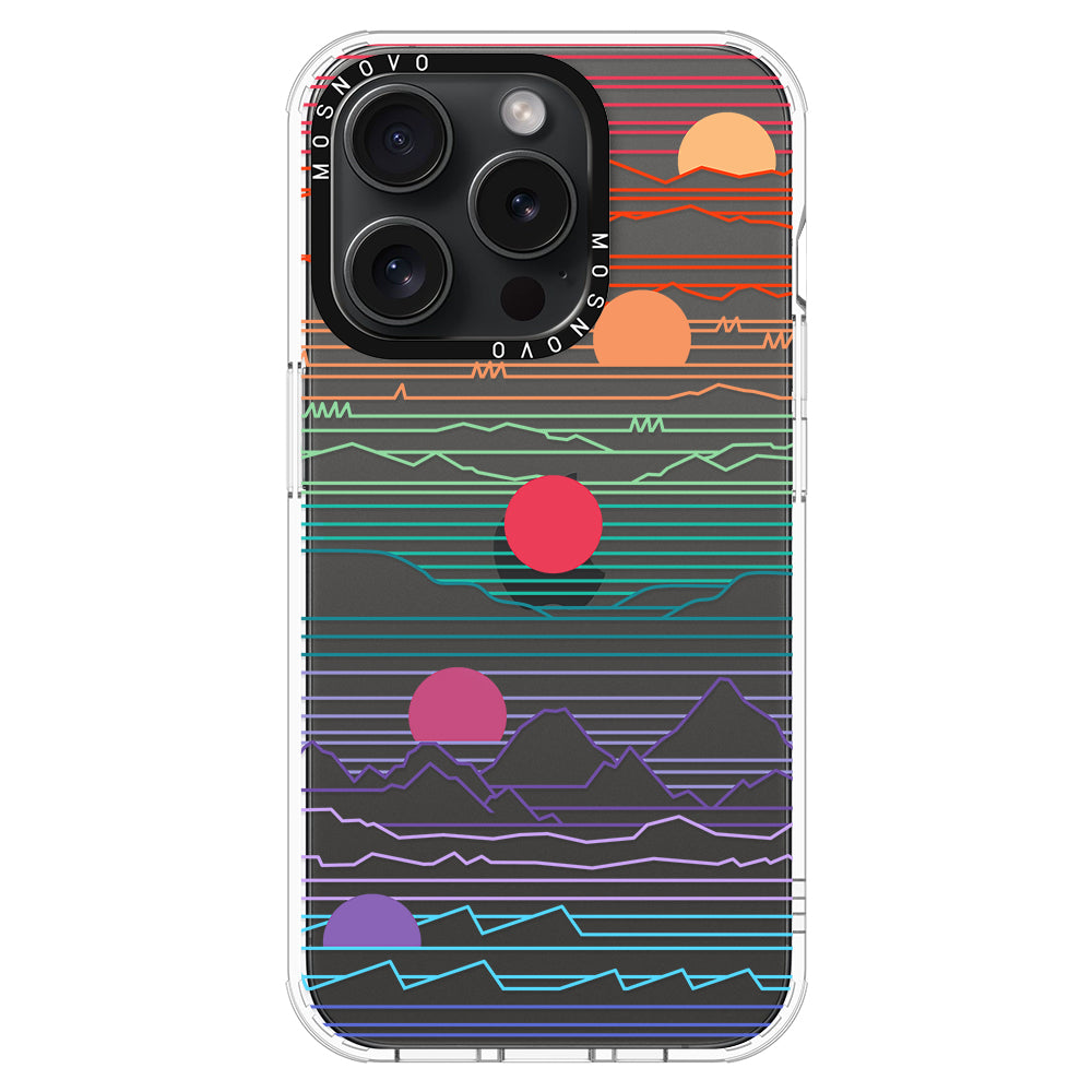 Sunset Phone Case - iPhone 15 Pro Case - MOSNOVO