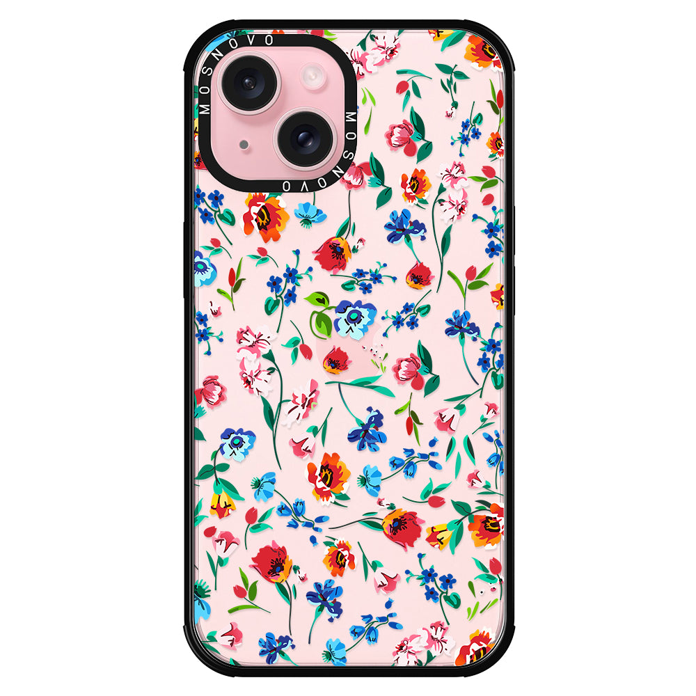 Little Wild Flower Phone Case - iPhone 15 Plus Case - MOSNOVO