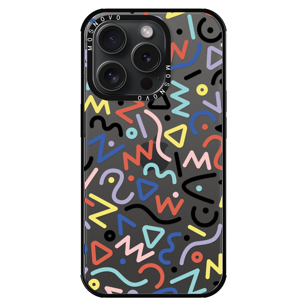 Doodle Art Phone Case - iPhone 15 Pro Case - MOSNOVO