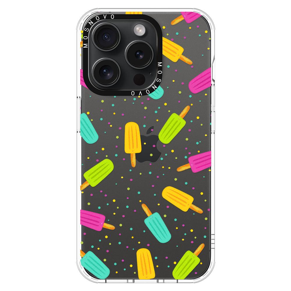 Rainbow Ice Pop Phone Case - iPhone 15 Pro Case - MOSNOVO