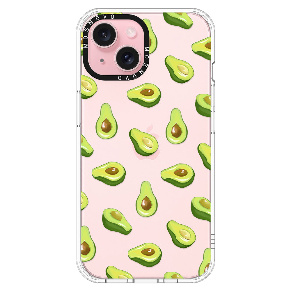 Fleshy Avocado Phone Case - iPhone 15 Plus Case - MOSNOVO